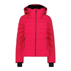 Kurtka narciarska damska CMP 34W4006. Czarne kurtki snowboardowe damskie CMP, bez wzorów, bez kaptura, narciarskie. Za 699.99 zł.