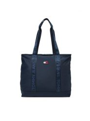 Tommy Jeans Torebka Tjw Daily Tote AW0AW17567 Granatowy. Niebieskie torebki do ręki damskie Tommy Jeans, bez wzorów, z jeansu, bez dodatków. Za 299.99 zł.