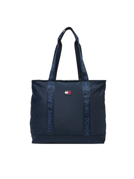 Tommy Jeans Torebka Tjw Daily Tote AW0AW17567 Granatowy. Niebieskie torebki do ręki damskie Tommy Jeans, bez wzorów, z jeansu, bez dodatków. Za 299.99 zł.