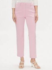 Weekend Max Mara Spodnie materiałowe Basco 2415781051 Różowy Straight Leg. Czerwone spodnie materiałowe damskie Weekend Max Mara, l, bez wzorów, z bawełny. Za 829.99 zł.