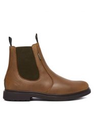 Barbour Sztyblety MFO0815BR34 Brązowy. Brązowe botki męskie Barbour, bez wzorów, ze skóry, bez zapięcia. Za 669.99 zł.