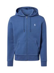 Polo Ralph Lauren Bluza męska Mężczyźni niebieski jednolity, L. Niebieskie bluzy męskie Polo Ralph Lauren, l, bez wzorów, z dresówki, z kapturem. Za 819.95 zł.