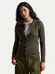 Polo Ralph Lauren Kardigan 211971868500 Zielony Regular Fit. Zielone kardigany damskie Polo Ralph Lauren, xs, bez wzorów, z bawełny. Za 1,199.00 zł.