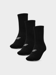 4F Skarpetki długie (3-pack) męskie - czarne 39-42. Czarne skarpety damskie 4f, bez wzorów. Za 59.99 zł.
