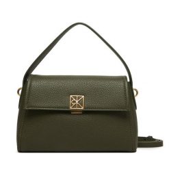 Torebka Calvin Klein. Zielone torebki do ręki damskie Calvin Klein, bez wzorów, klasyczne, bez dodatków. Za 569.99 zł.