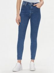 Tommy Jeans Jeansy Sylvia DW0DW17147 Niebieski Skinny Fit. Niebieskie jeansy damskie Tommy Jeans. Za 249.99 zł.