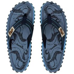 Japonki Gumbies Islander Abyss G-IS-MN-ABYSS niebieskie. Niebieskie klapki męskie z bawełny, sportowe. Za 261.27 zł.