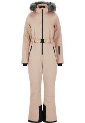 Damski kombinezon narciarski Whistler Courtney. Brązowe spodnie snowboardowe damskie Whistler, bez wzorów, z materiału, eleganckie, narciarskie. Za 653.00 zł.