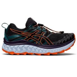 Buty do biegania damskie Asics Trabuco Max. Brązowe obuwie sportowe damskie Asics, bez wzorów, z materiału, do biegania. Za 708.55 zł.