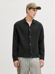 Jack & Jones Koszula Nantucket 12291804 Czarny Relaxed Fit. Czarne koszule męskie Jack & Jones, m, bez wzorów, z wiskozy, bez kołnierzyka, bez ramiączek. Za 149.99 zł.