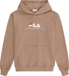 Fila Bluza z kapturem kangurka Fila Valsera beżowa FAU0227 70008 2XL. Brązowe bluzy męskie Fila, m, bez wzorów, z kapturem. Za 225.71 zł.