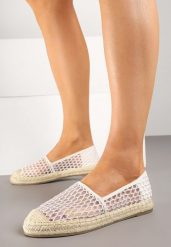 Beżowe Siateczkowe Espadryle Ozdobione Plecionką Telovianna. Brązowe espadryle damskie Born2be, na lato, bez wzorów, z jeansu, bez obcasa, bez zapięcia. Za 79.99 zł.