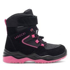 Śniegowce Lasocki Young. Fioletowe śniegowce dziewczęce Lasocki Young, bez zapięcia. Za 199.99 zł.