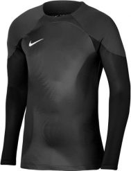 Koszulka treningowa męska Nike Gardien IV Goalkeeper. Czarne koszulki sportowe męskie Nike, m, bez wzorów, z materiału, bez kołnierzyka, bez ramiączek, do piłki nożnej, dri-fit (nike). Za 230.45 zł.