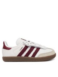 Adidas Sneakersy Samba Og Comfort Closure Elastic Lace KZ8680 Biały. Białe buty sportowe dziewczęce Adidas, bez wzorów, ze skóry, bez zapięcia. Za 279.99 zł.