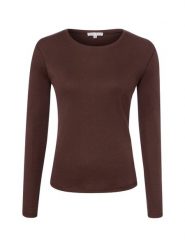 Marie Lund Koszulka z długim rękawem Kobiety Bawełna brązowy, L. Brązowe t-shirty damskie Marie Lund, l, bez wzorów, z bawełny, bez kołnierzyka. Za 149.95 zł.