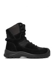 Hunter Trzewiki HUNTER-M-01 M Czarny. Czarne botki męskie Hunter, bez wzorów, ze skóry, bez zapięcia. Za 299.99 zł.