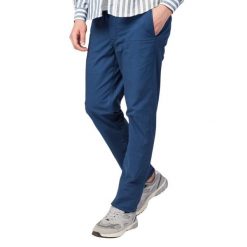 Spodnie chino Serge Blanco 702. Niebieskie buty sportowe męskie SERGE BLANCO, bez wzorów, na fitness i siłownię. W wyprzedaży za 396.00 zł.
