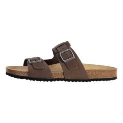 Klapki męskie Geox Sandal Ghita. Brązowe klapki męskie Geox, bez zapięcia. Za 422.00 zł.