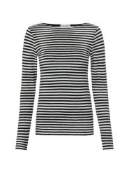 Marc O'Polo koszulka z długim rękawem Kobiety Bawełna czarny|biały, M. Białe t-shirty damskie Marc O'Polo, m, bez wzorów, z bawełny, bez kołnierzyka. Za 239.95 zł.