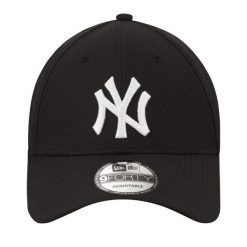 Męska Czapka Z Daszkiem New York Yankees. Czarne czapki i kapelusze męskie New Era, bez wzorów, sportowe. Za 189.99 zł.