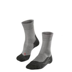 Skarpetki Falke RU4 Wool. Szare skarpety męskie Falke, bez wzorów, z poliamidu. Za 151.50 zł.