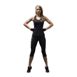 Damski tank top Dorawon. Czarne obuwie sportowe damskie DORAWON, bez wzorów, na fitness i siłownię. Za 354.50 zł.