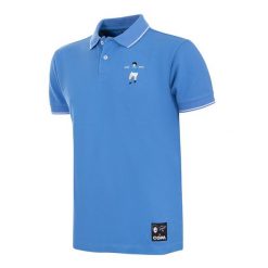 Koszulka polo Maradona x COPA Boca Haftowana Niebieska. Niebieskie koszulki polo męskie COPA FOOTBALL, s, bez wzorów, sportowe, bez ramiączek. Za 296.25 zł.
