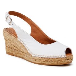 Espadryle Toni Pons. Białe klapki damskie Toni Pons, bez wzorów, bez obcasa, bez zapięcia. Za 259.99 zł.