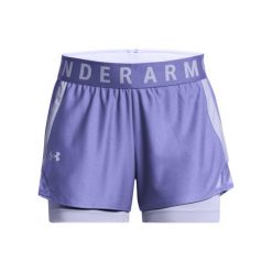 Damskie szorty 2 w 1 Under Armour Play Up. Niebieskie szorty sportowe damskie Under Armour, s, bez wzorów, sportowe. Za 150.99 zł.