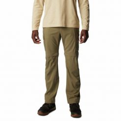 Spodnie z odpinanymi nogawkami męskie Columbia Silver Ridge Utility Convertible. Zielone spodnie sportowe męskie Columbia, m, bez wzorów, trekkingowe. Za 204.99 zł.