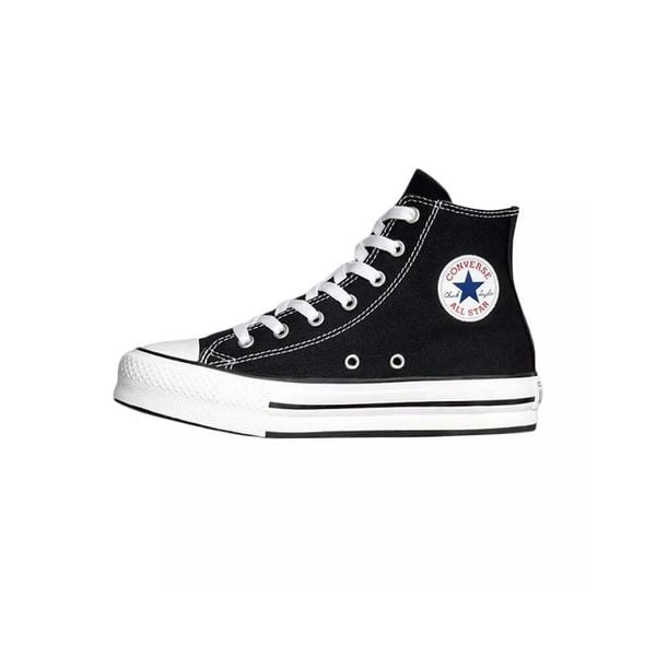 Buty sportowe Converse Chuck Taylor All Star EVA Lift Canvas Platform. Białe obuwie sportowe damskie Converse, bez wzorów. Za 390.00 zł.