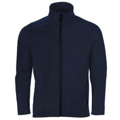 Męska Kurtka Soft Shell Race. Niebieskie kurtki sportowe męskie SOL'S, l, bez wzorów, trekkingowe. Za 145.99 zł.