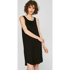Dkny - Koszulka nocna. Szare koszule nocne damskie DKNY, z elastanu. W wyprzedaży za 179.90 zł.