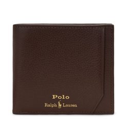 Portfel Polo Ralph Lauren. Brązowe portfele męskie Polo Ralph Lauren, bez wzorów. Za 599.99 zł.