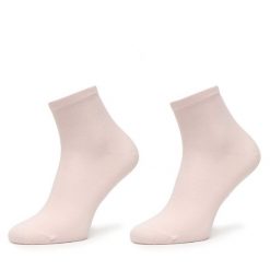 Skarpety krótkie Tommy Hilfiger. Czerwone skarpety damskie Tommy Hilfiger, bez wzorów. Za 49.99 zł.