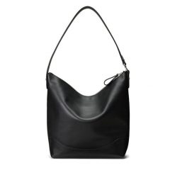 Torebka LAUREN RALPH LAUREN. Czarne torebki do ręki damskie Lauren Ralph Lauren, bez wzorów, klasyczne, bez dodatków. Za 2,199.00 zł.