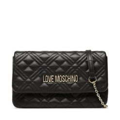 Torebka LOVE MOSCHINO. Czarne kopertówki damskie Love Moschino, bez wzorów, bez dodatków. Za 739.99 zł.