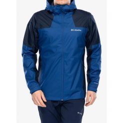 Kurtka przeciwdeszczowa męska Columbia Inner Limits III Jacket. Niebieskie kurtki męskie Columbia, m, bez wzorów, trekkingowe. Za 373.99 zł.