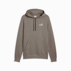 Bluza sportowa męska z kapturem Puma. Brązowe bluzy męskie Puma, l, bez wzorów, z kapturem, do biegania. Za 217.78 zł.
