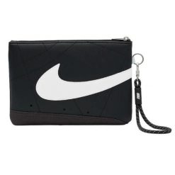Portfel Męski Nike ICON BLAZER WRISTLET N1009949091 091 Czarny. Białe portfele męskie Nike, bez wzorów. Za 162.99 zł.
