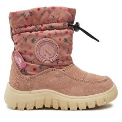 Śniegowce Naturino. Czerwone śniegowce dziewczęce Naturino, bez zapięcia. Za 379.99 zł.
