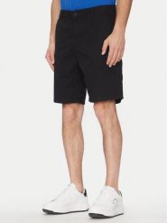 Karl Lagerfeld Jeans Szorty materiałowe A2M10121 Czarny Relaxed Fit. Czarne szorty męskie Karl Lagerfeld Jeans, m, bez wzorów, z bawełny. Za 239.99 zł.