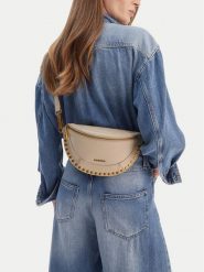 Badura Torebka CEO-MAI-YH126 Beżowy. Brązowe torebki do ręki damskie Badura, bez wzorów, z materiału, bez dodatków. Za 179.99 zł.