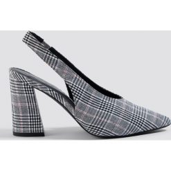 NA-KD Shoes Czółenka w kratkę - Grey. Czółenka damskie marki NA-KD Shoes. Za 80.95 zł.