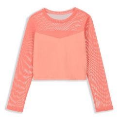 Koszulka sportowa dziecięca Lemon Explore WL4 crop top. Brązowe t-shirty i topy dla dziewczynek LEMON explore, bez wzorów, z materiału, bez ramiączek. Za 59.90 zł.