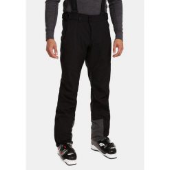 Męskie spodnie narciarskie softshell Kilpi RHEA-M. Czarne spodnie snowboardowe męskie Kilpi, na zimę, m, bez wzorów, z softshellu, narciarskie. Za 504.68 zł.