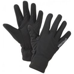 Marmot Rękawiczki Wm's Connect Softshell Glove Black M. Czarne rękawiczki damskie Marmot, na zimę, z materiału. Za 135.00 zł.
