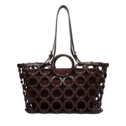 Torebka GINO ROSSI. Brązowe torebki do ręki damskie Gino Rossi, bez wzorów, bez dodatków. Za 379.99 zł.