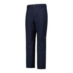 Spodnie narciarskie męskie CMP Black Blue 33W1157/N950. Czarne spodnie snowboardowe męskie CMP, m, bez wzorów, narciarskie. Za 599.99 zł.